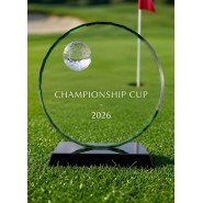 Skleněná Golfová Trofej CRG2026M01