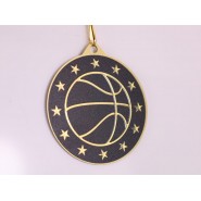 Kovová medaile MDM05M28 | Basketball
