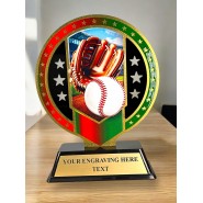 Kovová trofej SAM03M17 | Baseball