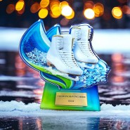 Akrylátová trofej AWF M75 | Krasobruslení