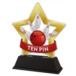 Akrylátová trofej STAR001M10 | Bowling