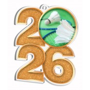 Akrylátová medaile MDA2026M18 | Badminton