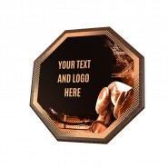 Dřevěná plaketa HEXM18 | Bojová umění