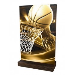 Dřevěná plaketa WPLAR01M02 | Basketball