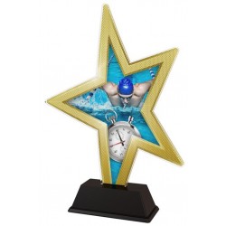 Akrylátová trofej STAR002M12 | Plavání