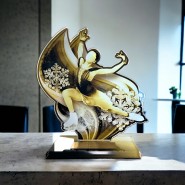 Akrylátová trofej AWF M74 | Krasobruslení