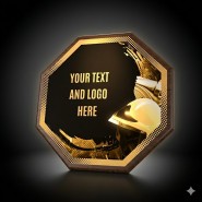 Dřevěná plaketa HEXM34 | Hasiči