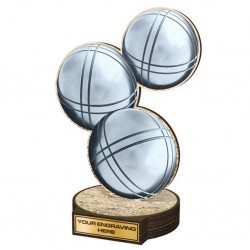 Dřevěná plaketa RW016 | Petanque