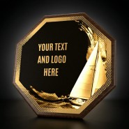 Dřevěná plaketa HEXM41 | Vodní sporty