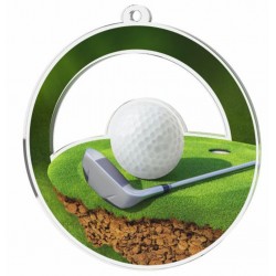 Akrylátová medaile MDA0020M62 | Golf
