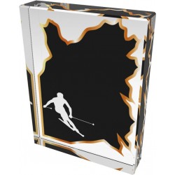 Skleněná trofej CR4008M11 | Sjezdové lyžování