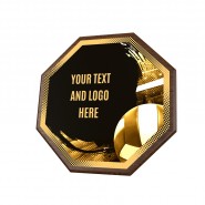 Dřevěná plaketa HEXM40 | Volejbal