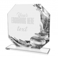 Skleněná trofej CR2024302M58 | Curling