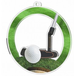 Akrylátová medaile MDA0020M64 | Golf