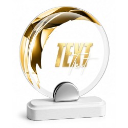 Skleněná trofej CR242075M11 | Volejbal