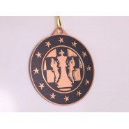 Kovová medaile MDM05M27 | Šachy