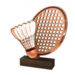 Dřevěná plaketa WF053 | Badminton