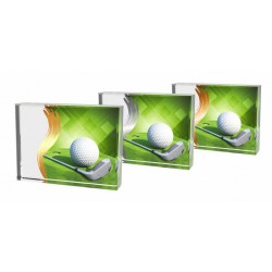 Skleněná trofej CR4013M09 | Golf