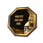 Dřevěná plaketa HEXM35 | Lacrosse