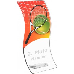 Skleněná trofej CR4142M07 | Tenis