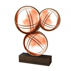 Dřevěná plaketa WF085 | Petanque