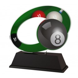 Akrylátová trofej ACLC2102M20 | Billiard
