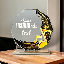 Skleněná trofej CR2024301M41 | Hudba