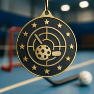 Kovová medaile MDM05M19 | Florbal