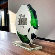 Skleněná trofej CR2024301M10 | Fotbal