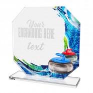 Skleněná trofej CR2024302M58 | Curling