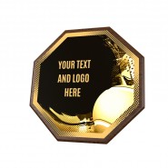 Dřevěná plaketa HEXM02 | Padel