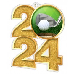 Akrylátová medaile MDA2024M03 | Golf
