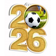 Akrylátová medaile MDA2026M05 | Fotbal