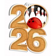 Akrylátová medaile MDA2026M08 | Bowling