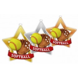 Akrylátová medaile MDASTARM96 | Baseball