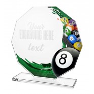 Skleněná trofej CR2024301M06 | Billiard