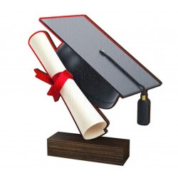 Dřevěná plaketa WF178 | Studium