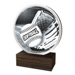 Dřevěná plaketa TFRW716 | Softball