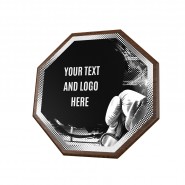 Dřevěná plaketa HEXM18 | Bojová umění