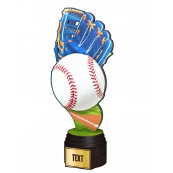 Dřevěná trofej ACTCW034 | Baseball
