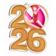 Akrylátová medaile MDA2026M37 | Gymnastika