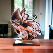 Akrylátová trofej AWF M74 | Krasobruslení
