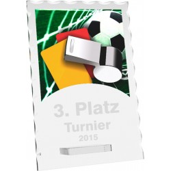 Skleněná trofej CR4244M4 | Fotbal