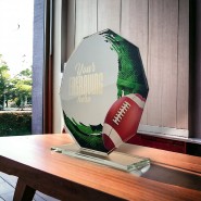Skleněná trofej CR2024301M03 | Americký fotbal