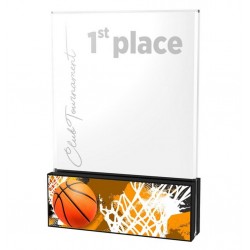 Akrylátová trofej APLA200M01 | Basketball
