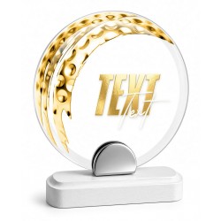 Skleněná trofej CR242075M05 | Golf