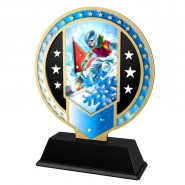 Kovová trofej SAM03M33 | Snowboard