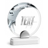 Skleněná trofej CR242075M24 | Stolní tenis