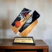 Akrylátová trofej ACZC001M2 | Basketball