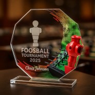 Skleněná trofej CR2024301M27 | Stolní fotbal